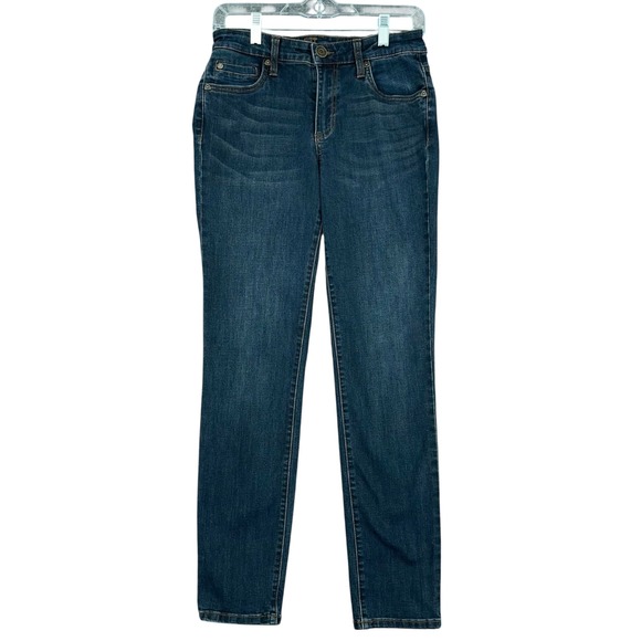 KUT from the Kloth Katy Boyfriend Jeans Dark Wash Denim Womens Size 2 - Picture 1 of 7